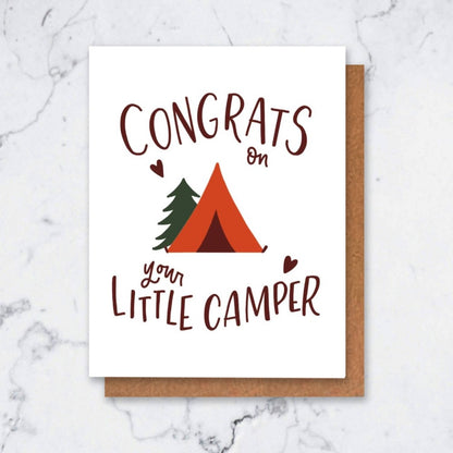 Little Camper New Baby Card | Camping Cards