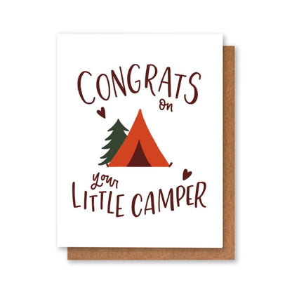 Little Camper New Baby Card | Camping Cards