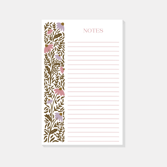 Notepad Pink Floral
