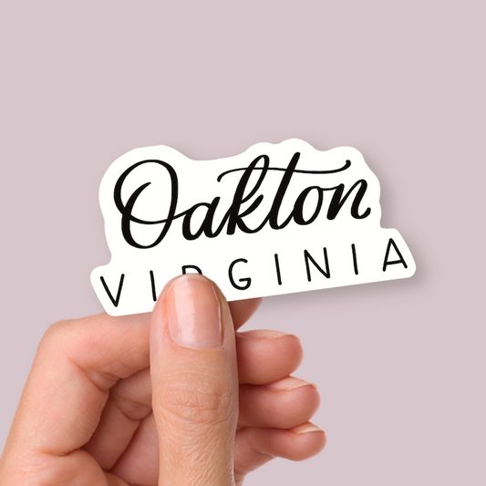 Oakton VA Town Stickers | Oakton Virginia Stickers