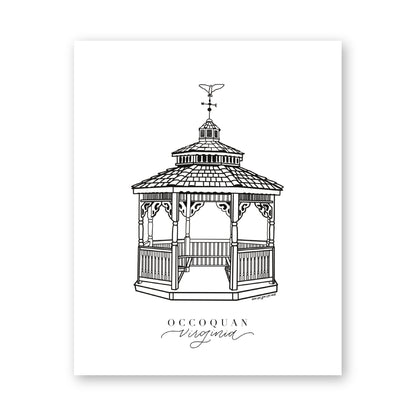 Occoquan Virginia Art Print 8x10 | Northern Virginia Gifts