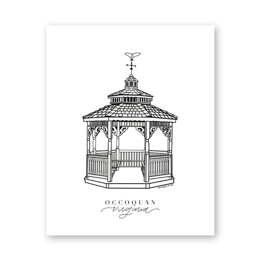 Occoquan Virginia Art Print 8x10 | Northern Virginia Gifts