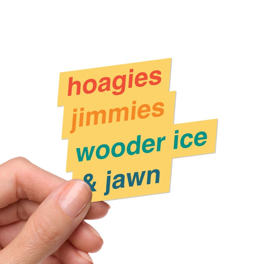Philly Jawn Stickers, Philadelphia Stickers, Pennsylvania