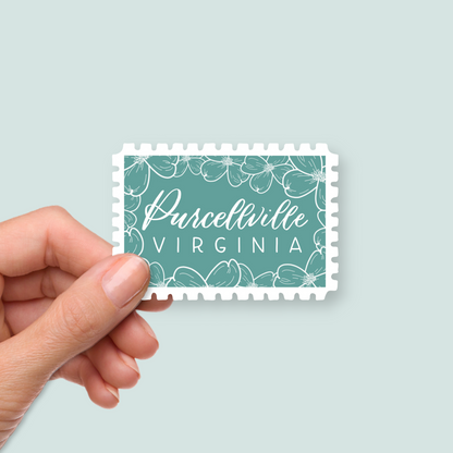 Purcellville VA Stamp Stickers | Loudoun Virginia Sticker