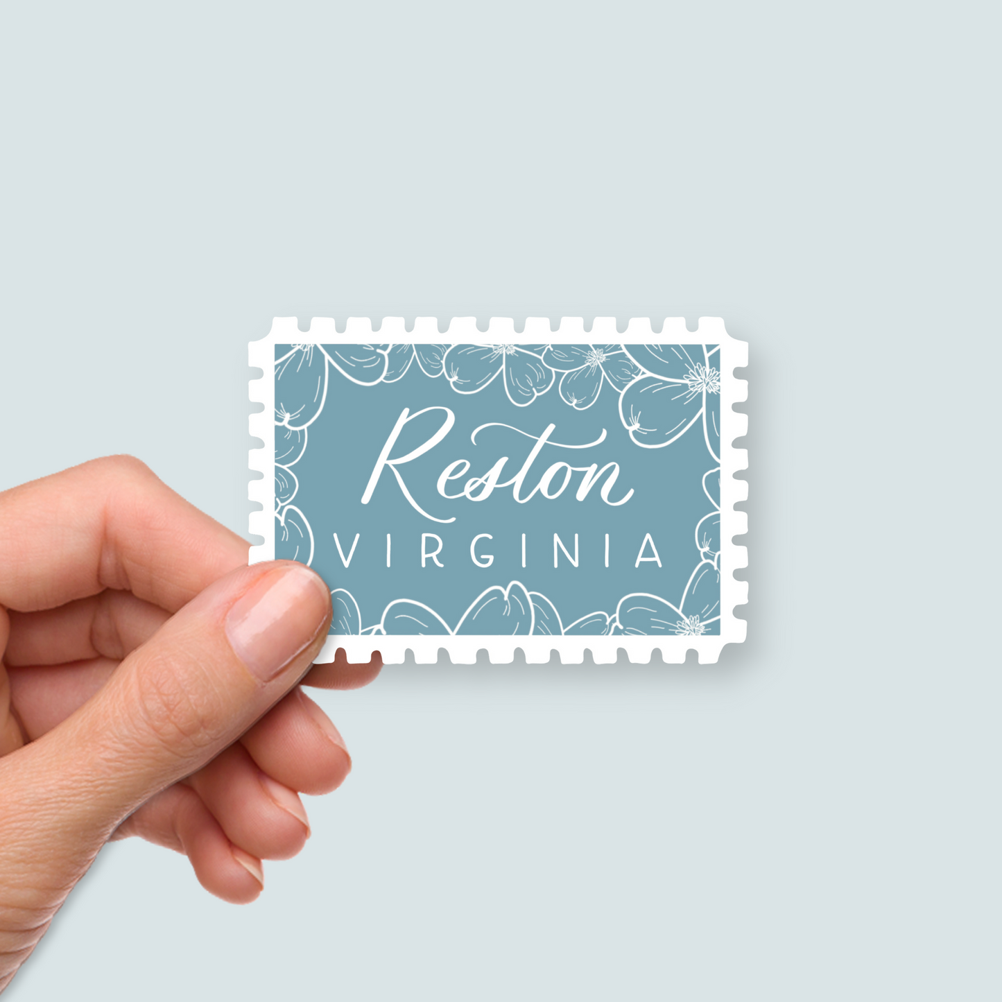 Reston VA Stamp Stickers | Northern Virginia Sticker