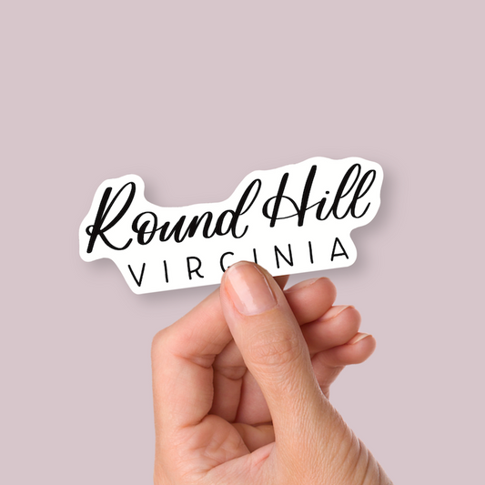 Round Hill Virginia Town Stickers | Virginia Sticker