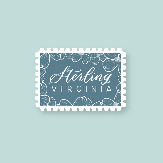 Sterling VA Stamp Stickers | Northern Virginia Sticker