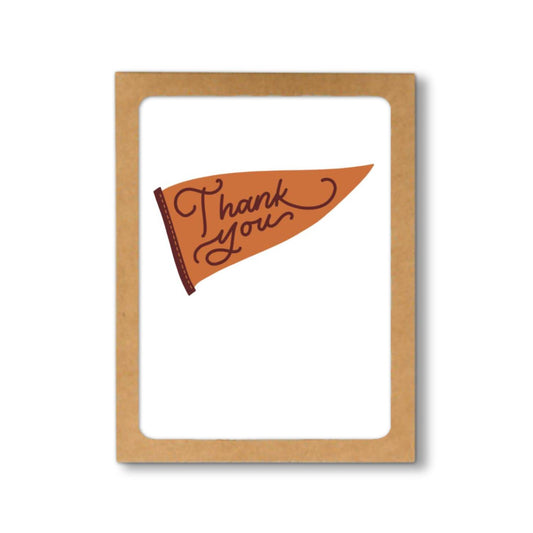 Maroon and Orange Thank You Cards Graduation Box Set