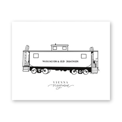 Vienna Virginia Art Print 8x10 | Northern Virginia Gifts