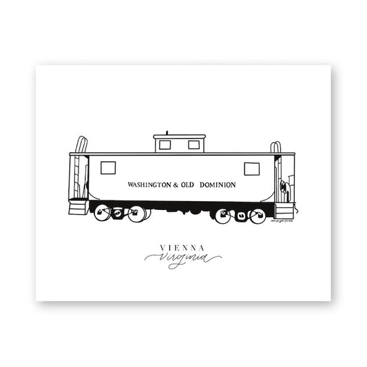 Vienna Virginia Art Print 8x10 | Northern Virginia Gifts