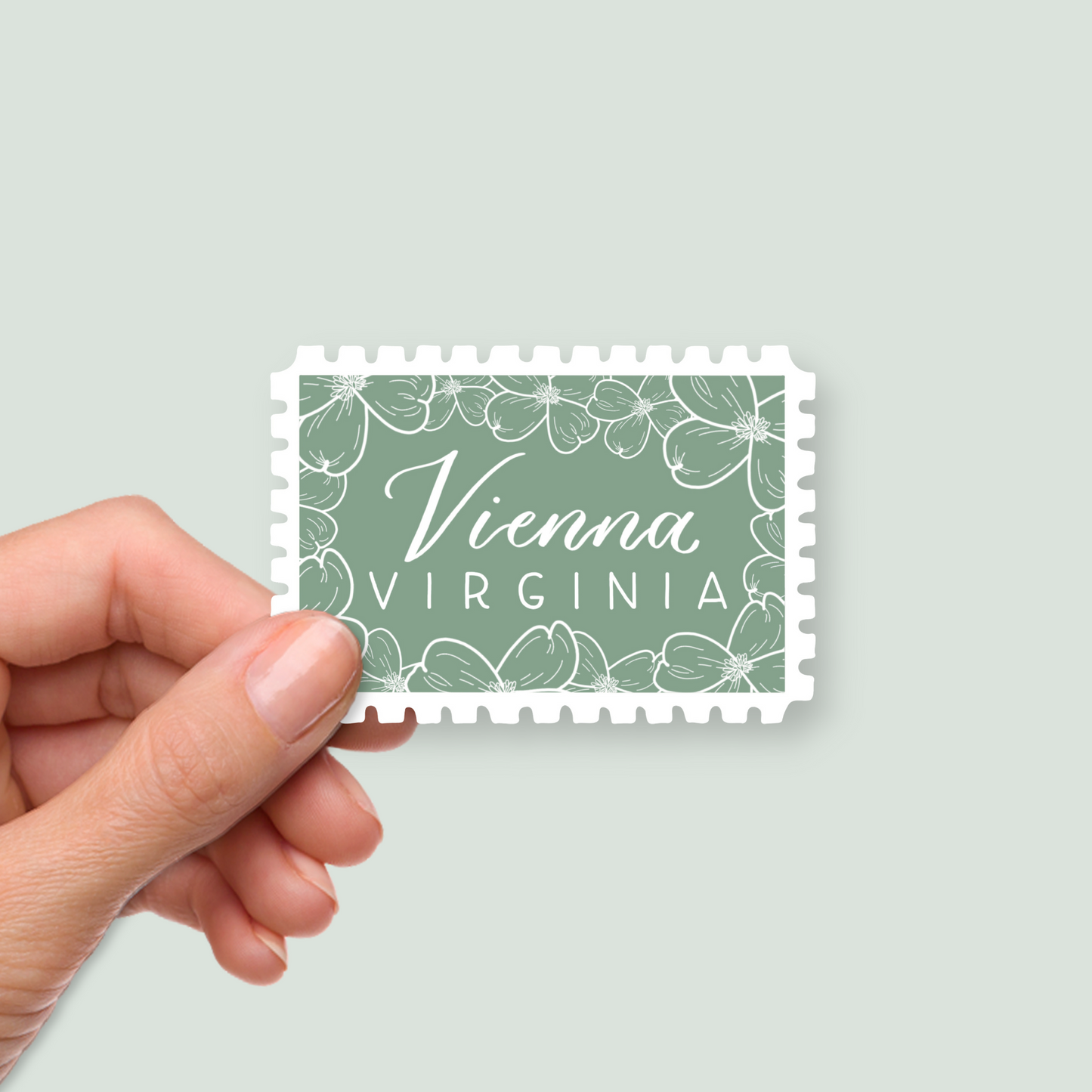 Vienna VA Stamp Stickers | Northern Virginia Sticker