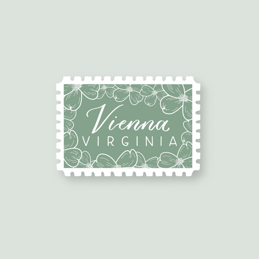 Vienna VA Stamp Stickers | Northern Virginia Sticker