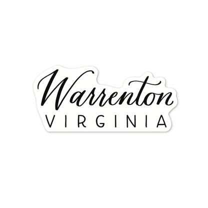 Warrenton Virginia Town Stickers | Virginia Sticker