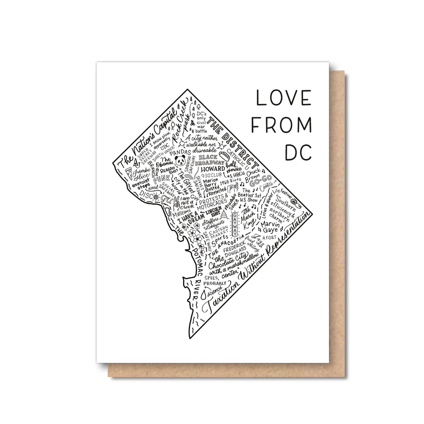 Washington DC Map Cards Box Set, DC Cards, DC History