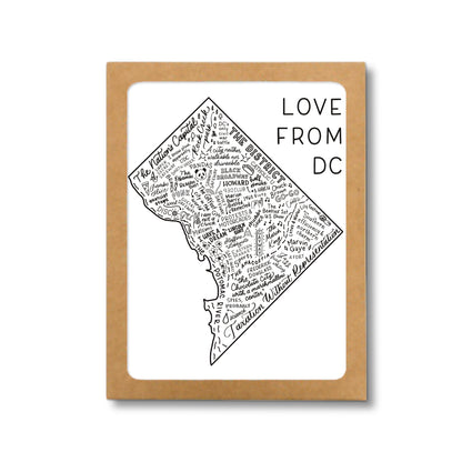 Washington DC Map Cards Box Set, DC Cards, DC History