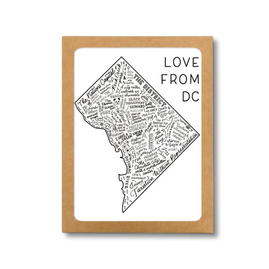 Washington DC Map Cards Box Set, DC Cards, DC History