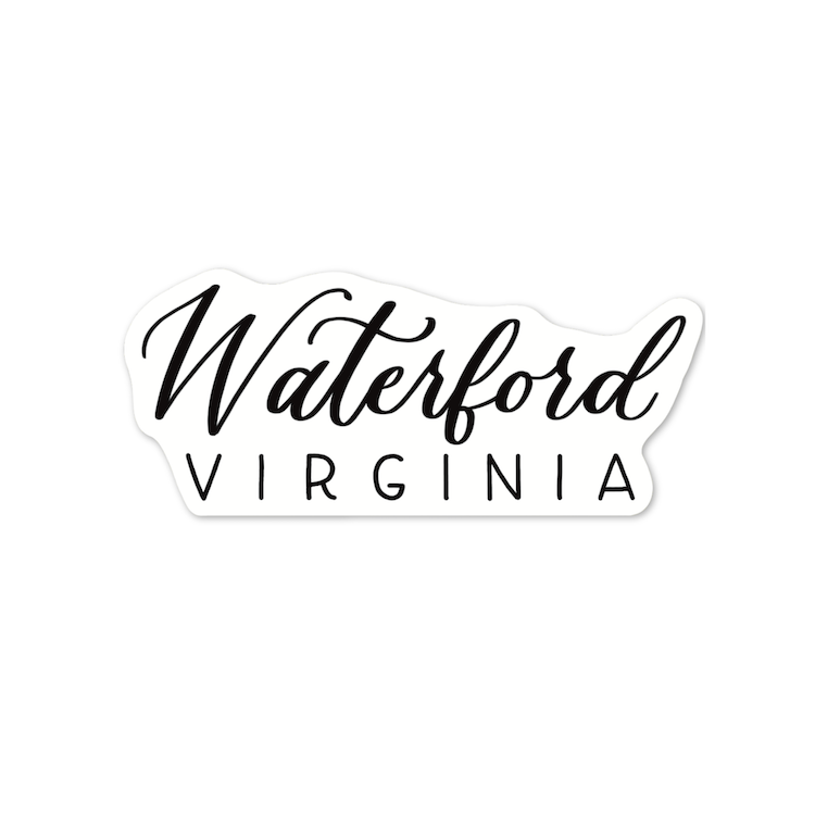 Waterford Virginia Town Stickers | Loudoun County Sticker
