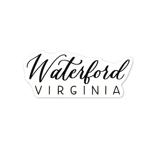 Waterford Virginia Town Stickers | Loudoun County Sticker