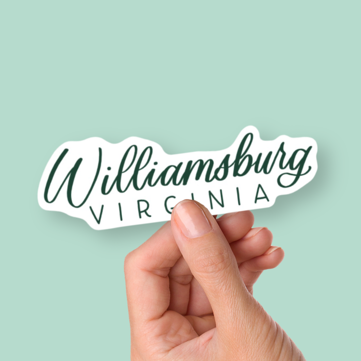 Williamsburg VA Town Stickers | Williamsburg Virginia Sticker