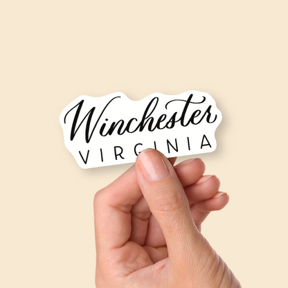 Winchester Virginia Town Stickers | Virginia Sticker